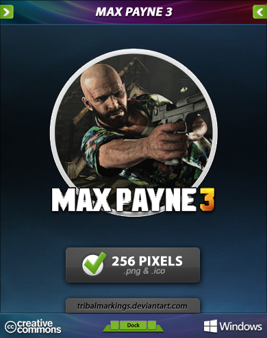 Max Payne 3 Icon by KillboxGraphics on DeviantArt