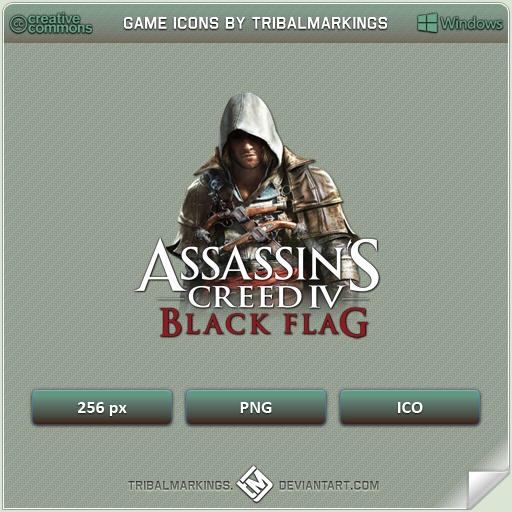 Assassins Creed IV Black Flag Icon by KillboxGraphics on DeviantArt
