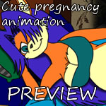 Pregnant Animated Zoey