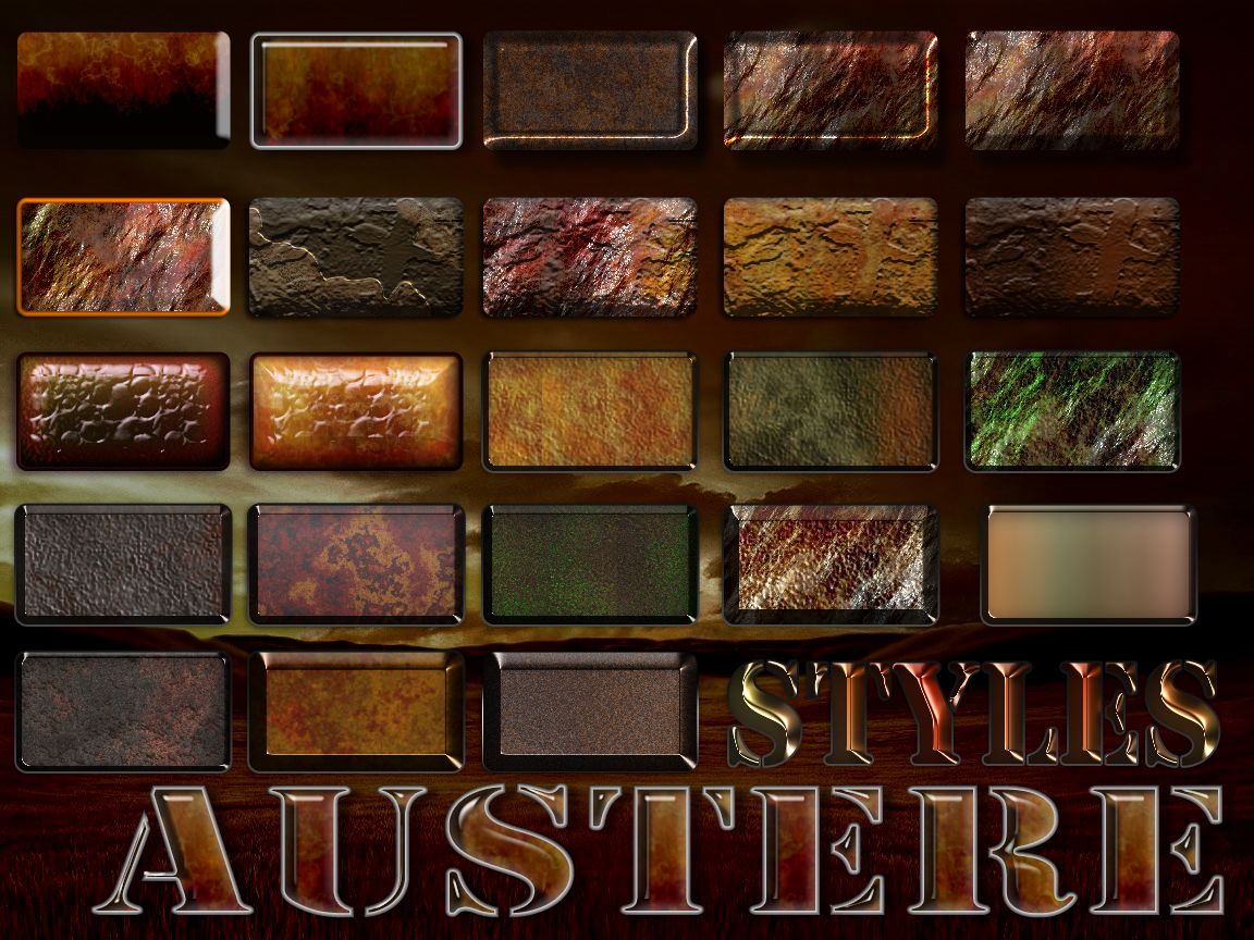 Austere Photoshop Layer Styles
