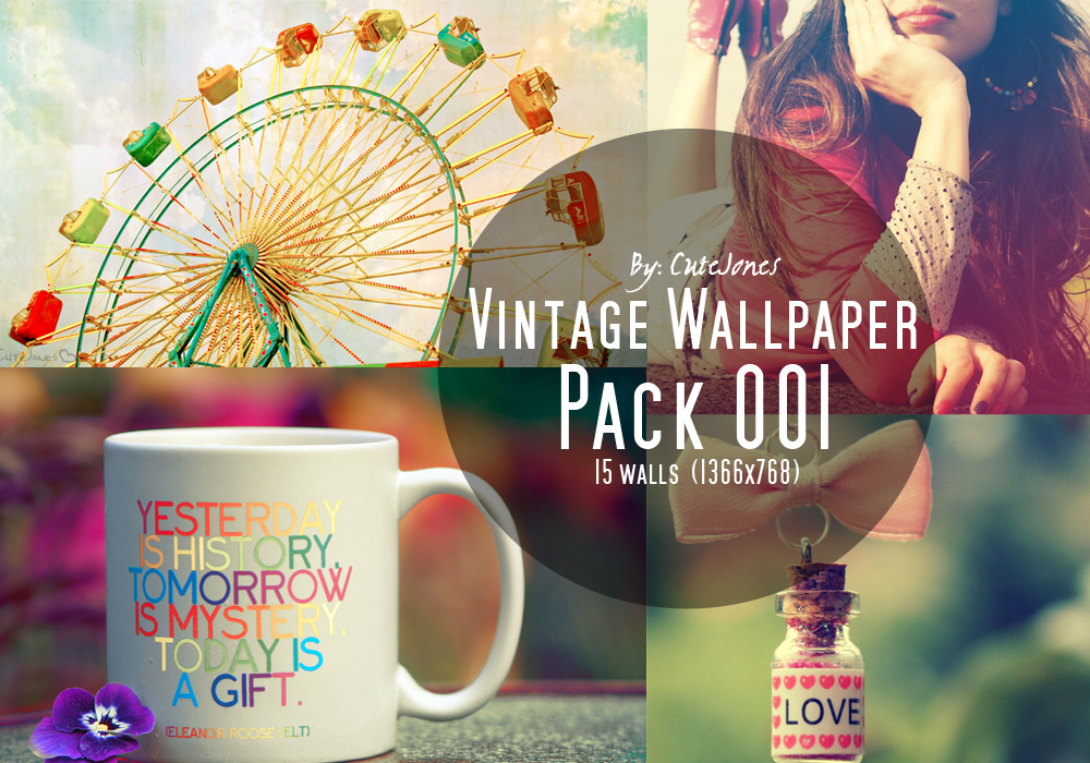 Vintage Wallpaper Pack 001 by CuteJones on DeviantArt