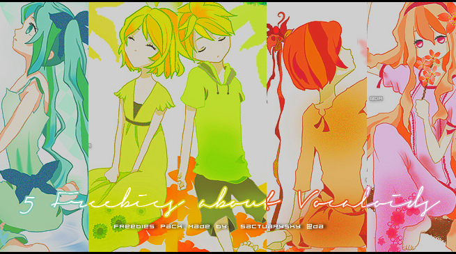 5 Seasons VOCALOID FREEBIES