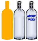 absolut vodka psd vector+pixel