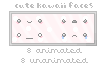 Kawaii Faces Emoticons