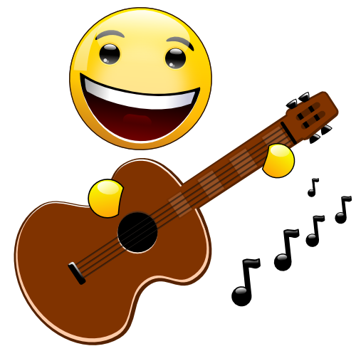 Music Smiley - Guitar