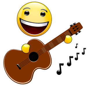 Music Smiley - Guitar