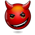 Halloween Smileys : The Devil