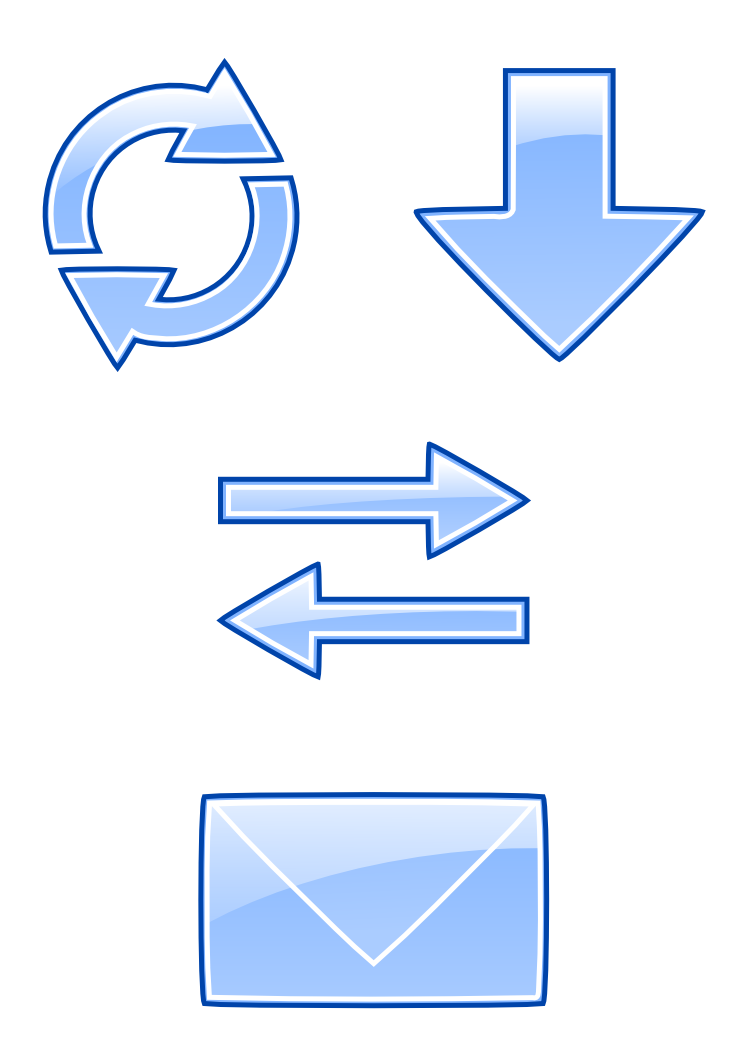 Email Icons Set (public domain)