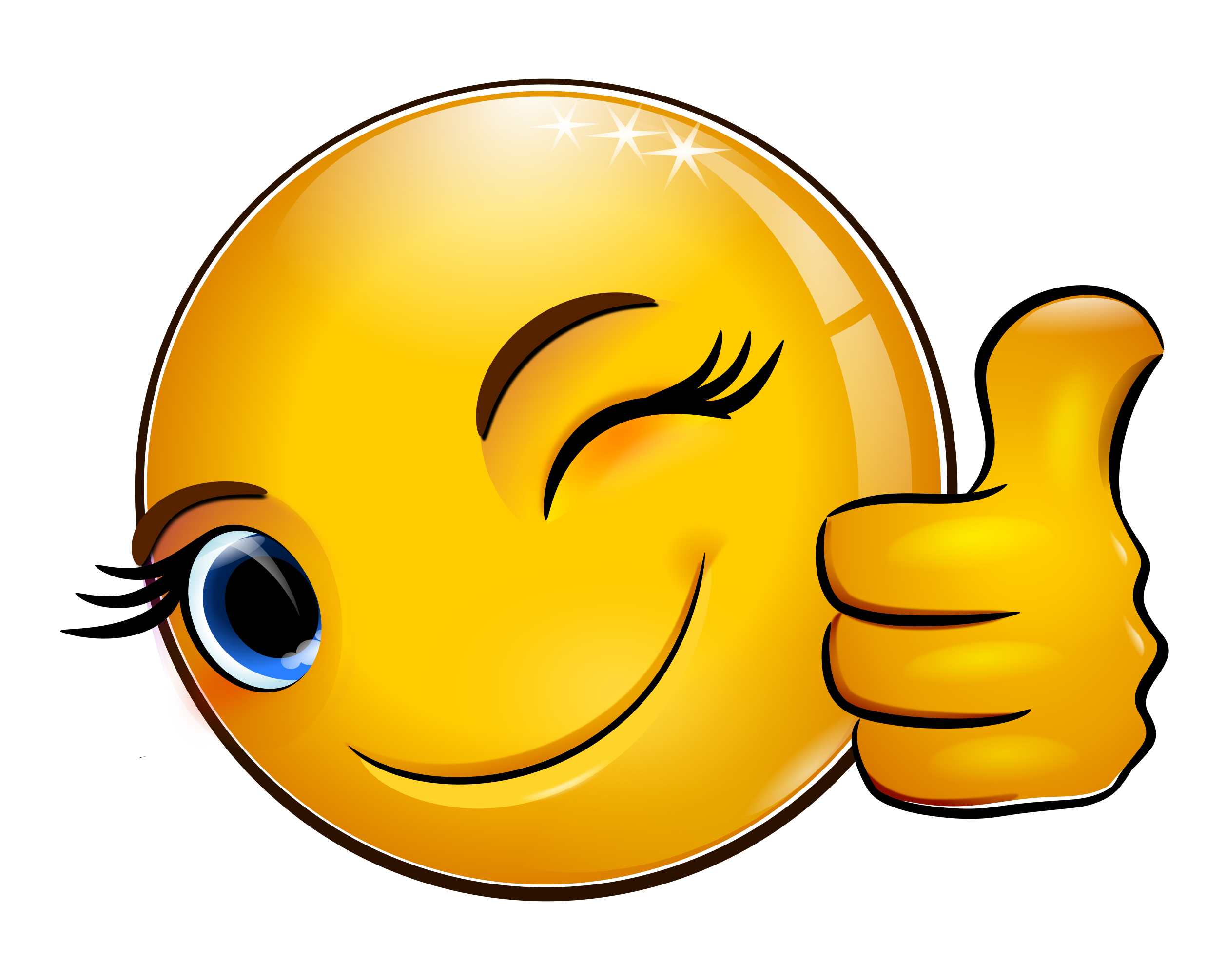 Emoticon Happy Png Two Thumbs Up Happy Smiley Emoticon | CLOUD HOT GIRL
