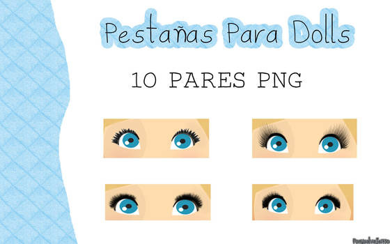 Eyelashes Para Dolls