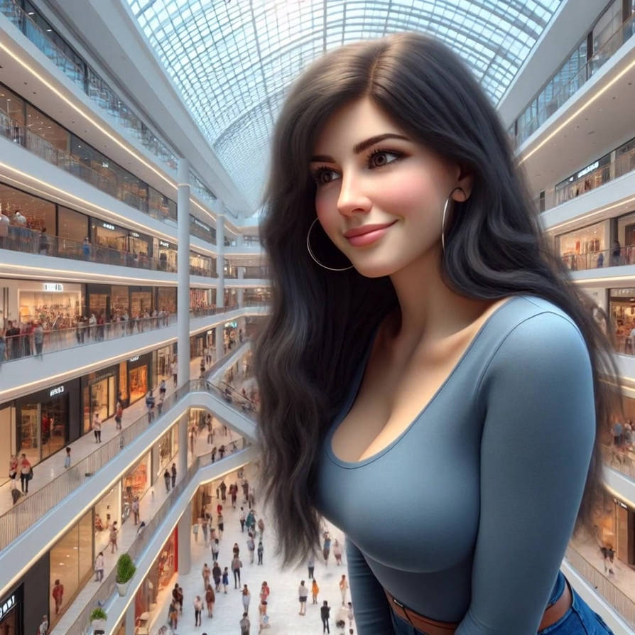 Looking around the mall by LordGTS on DeviantArt