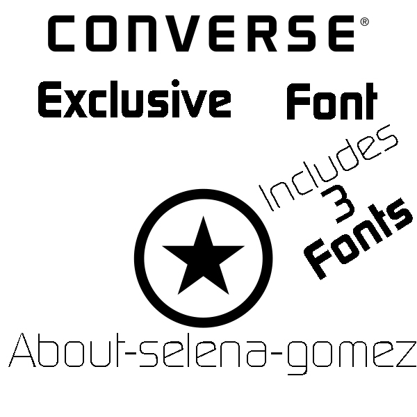 converse font