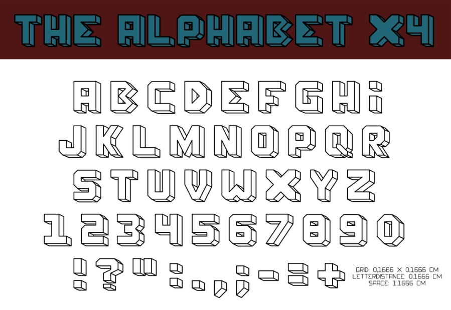 The Alphabet X4