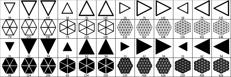 Triangle Brush Set