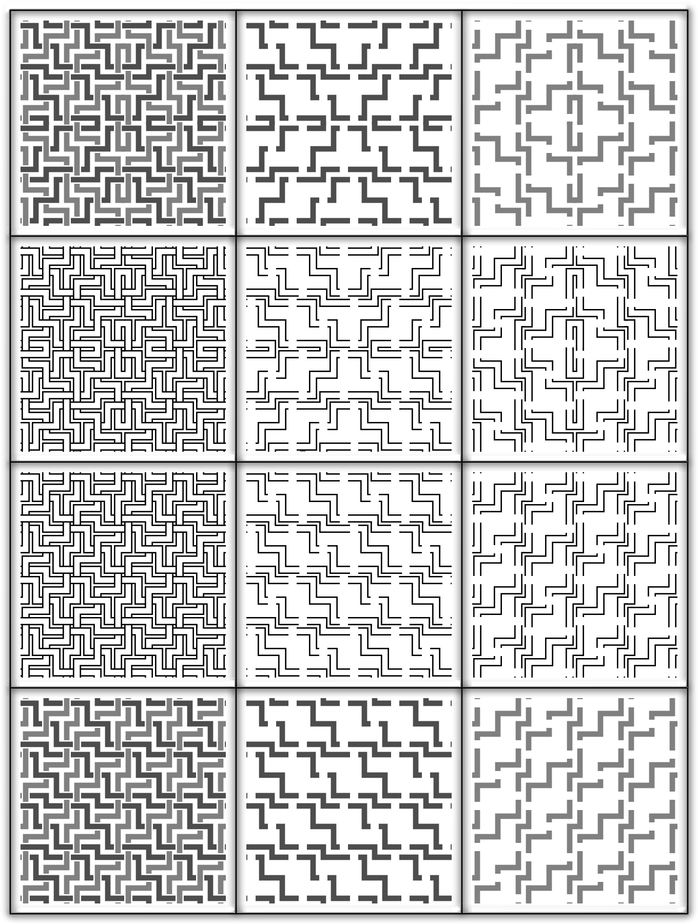 Tracery Patterns 4A-B by wuestenbrand on DeviantArt