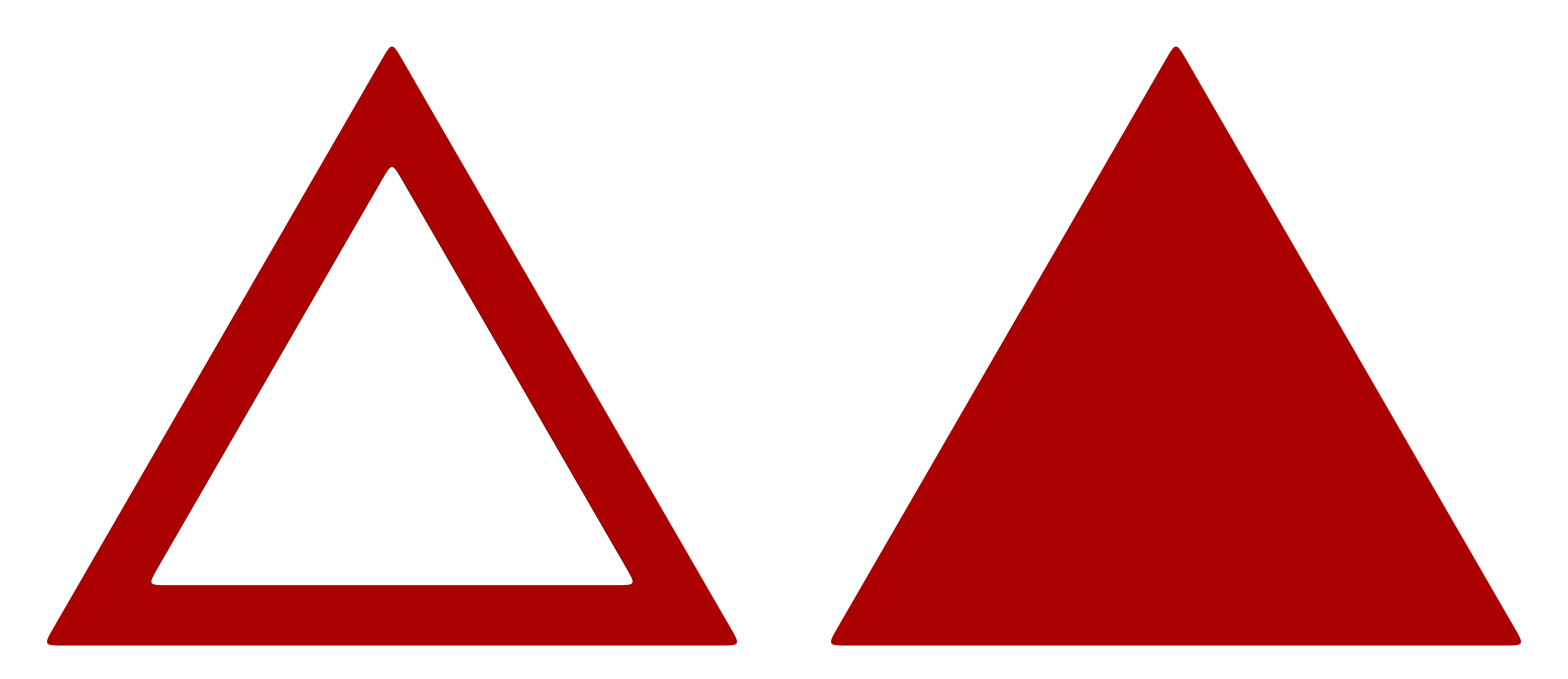 Triangle Sign Model Red Stock by wuestenbrand on DeviantArt
