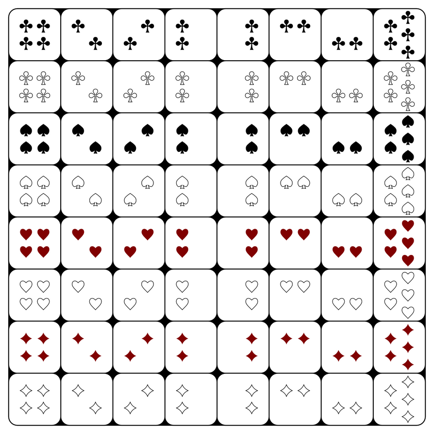 Card Signs Patterns by wuestenbrand on DeviantArt