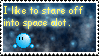 Stare Into Space Stamp