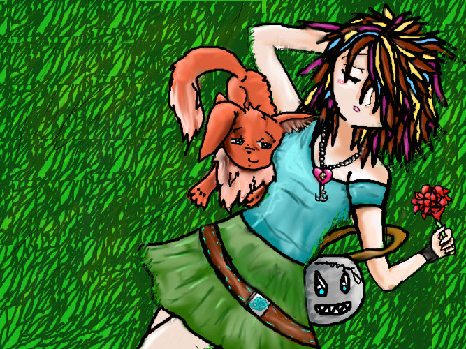 A girl in the fields by Kaurisky on DeviantArt