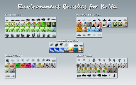 Krita Environment Brushes