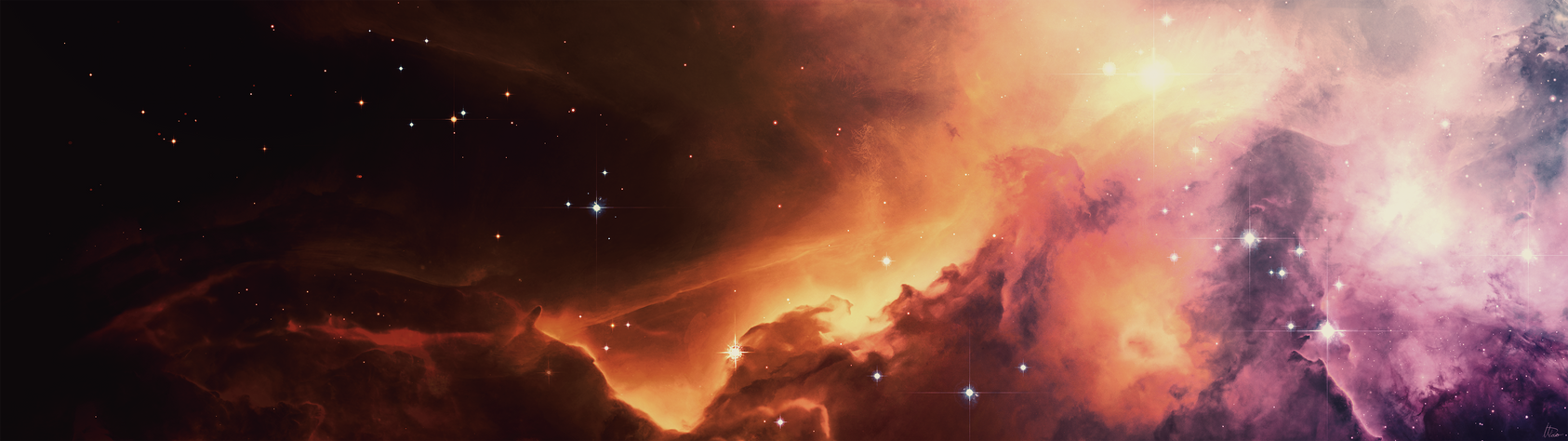 Stellar Symphony (Dual Monitor Wallpaper)