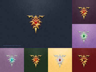 Re Zero Dragon Insignia Wallpaper Pack