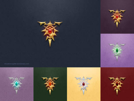 Re Zero Dragon Insignia Wallpaper Pack