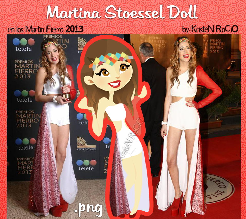 Martina Stoessel Doll (en los Martin Fierro 2013)