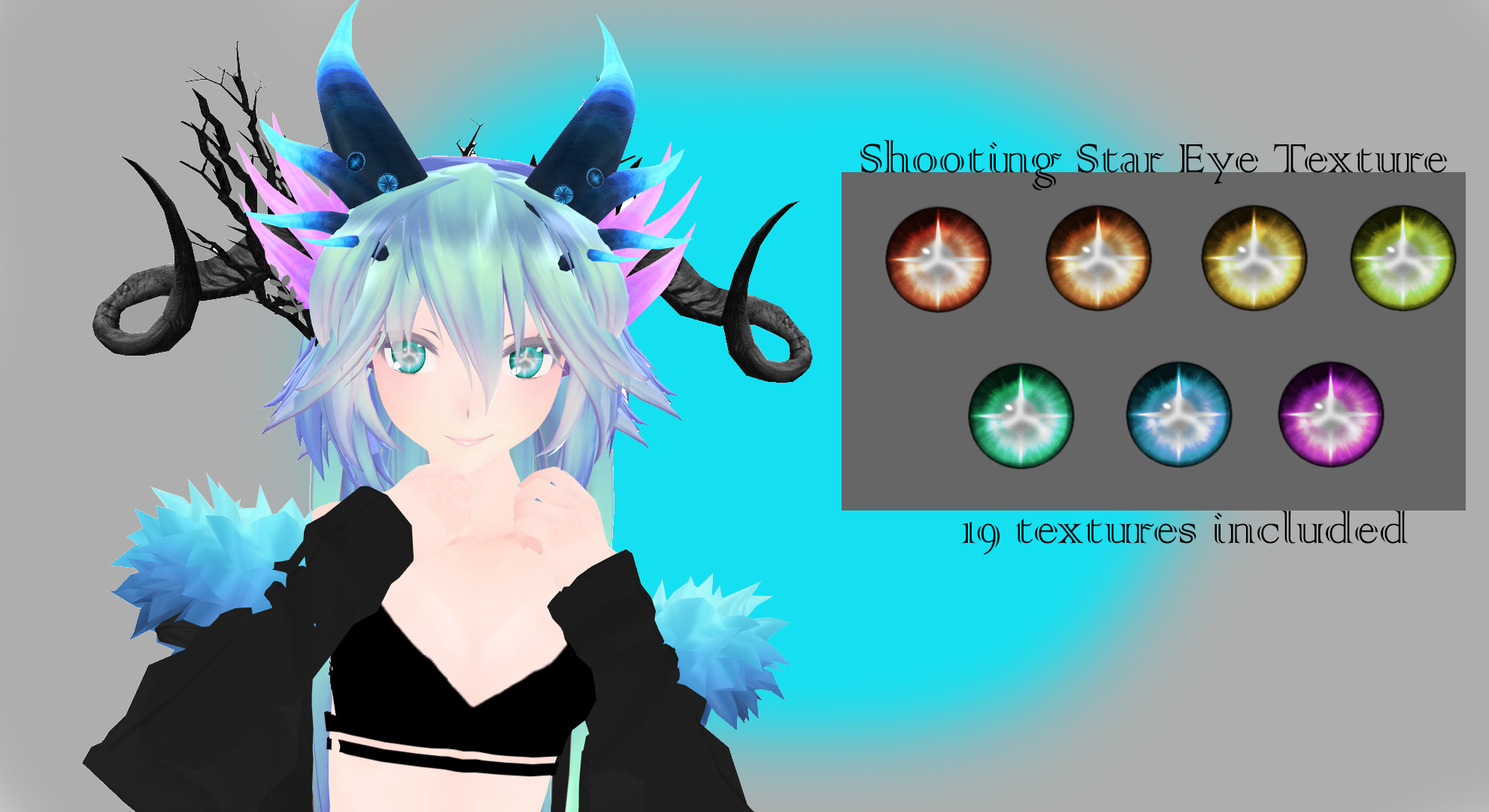 (MMD) Shooting Star Eye Texture DL+ by Luchriiis on DeviantArt