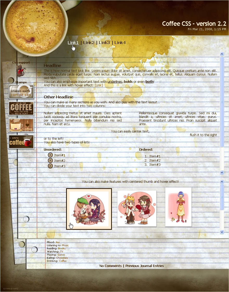 CoffeeCSS - version 2.2