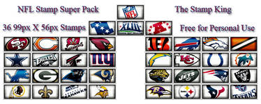 NFL Logos Stamp Pack