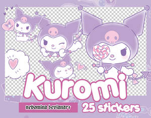 01|Kuromi stickers : Sticker Pack