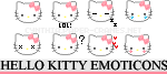 Hello Kitty Emoticons