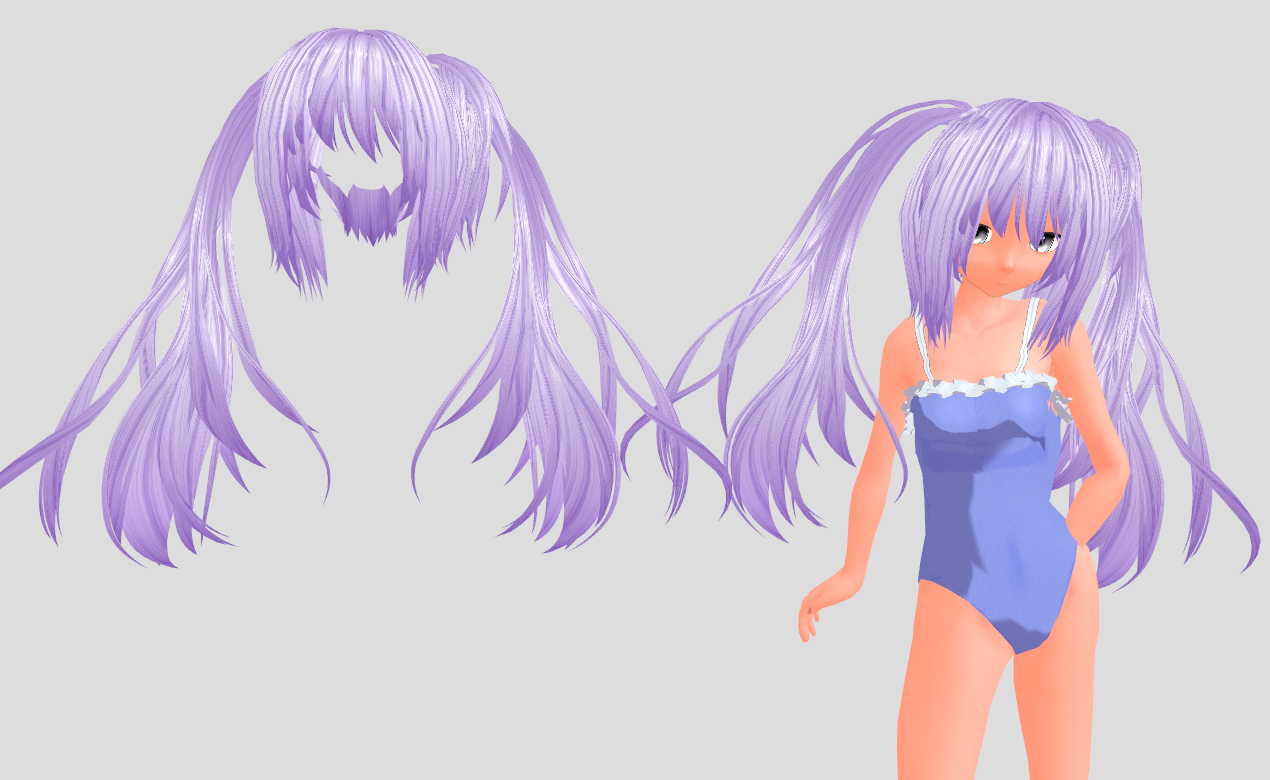 MMD Amazing pigtails