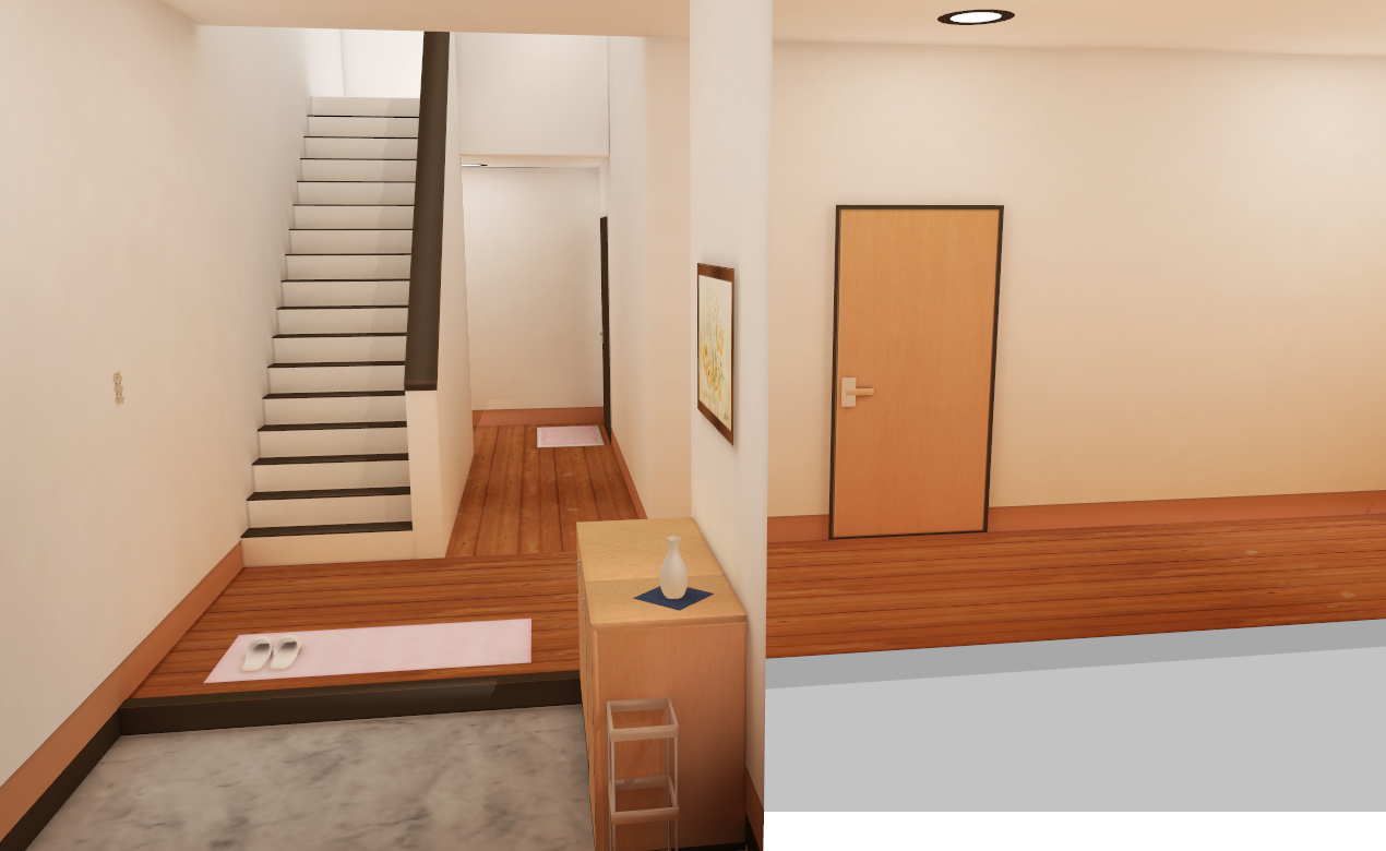 MMD HIGH QAULITY room with stairs