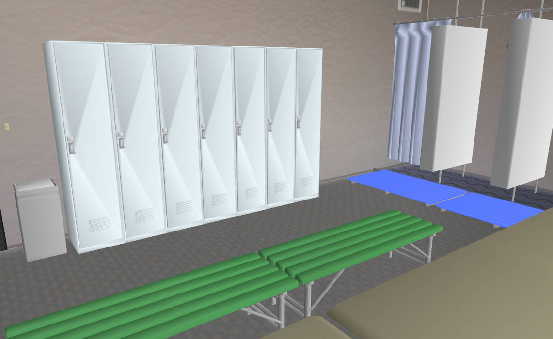 Mmd Locker Room By Amiamy111 On Deviantart