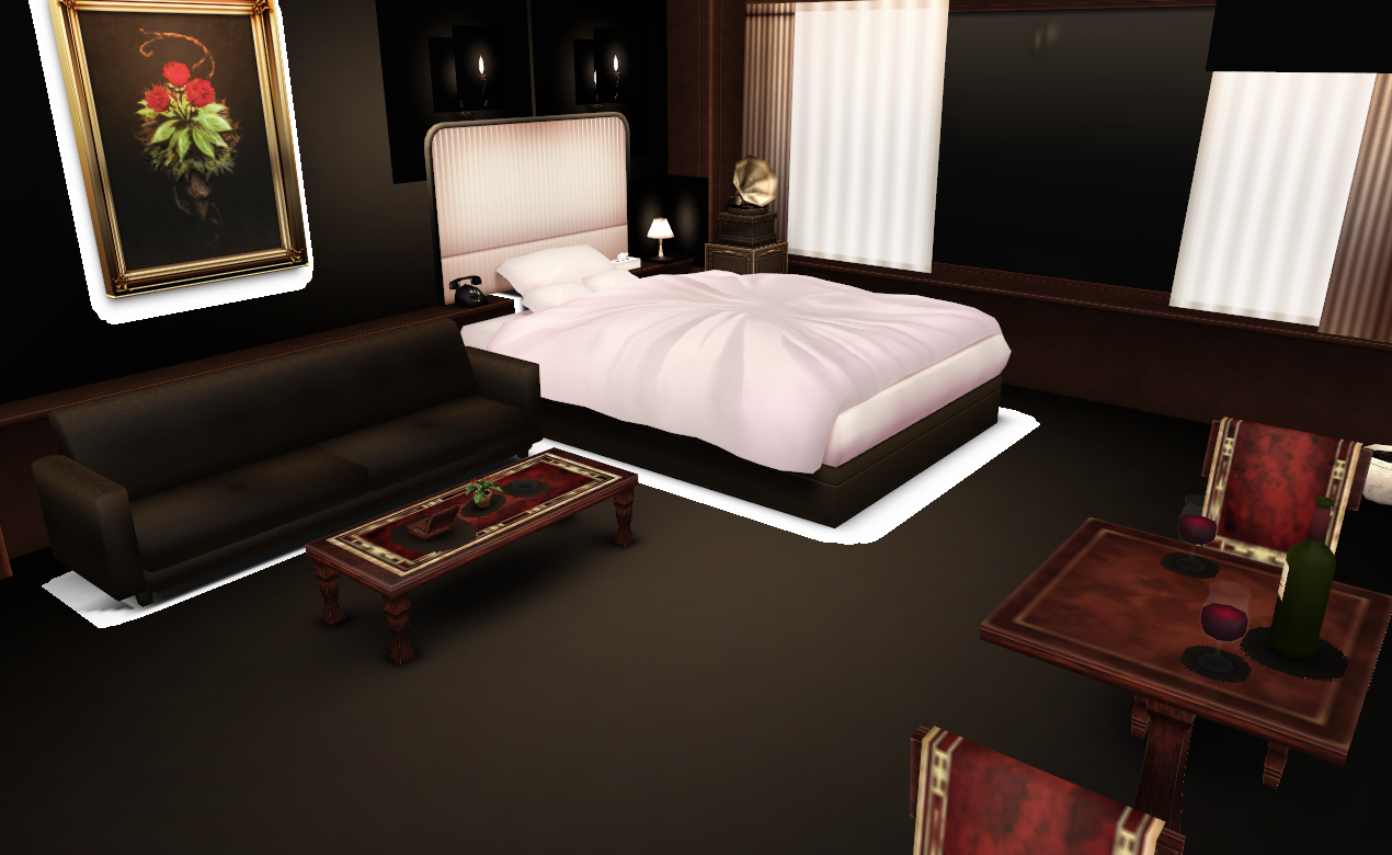 MMD Fancy and Romantic hotel room