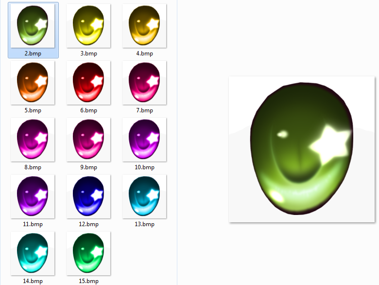 MMD Star eye texture