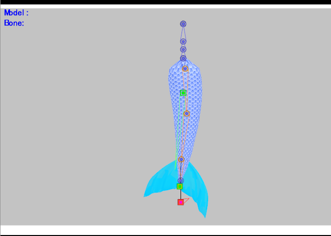 MMD Mermaid tail WITH BONES