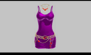 MMD Tight Purple dress NO AB version