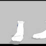 MMD Short ruffled sockswith small bow