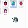 MMD Weird eye texture pack