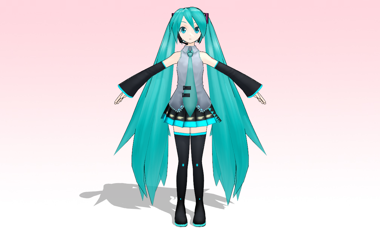 MMD 3D Custom MIKU