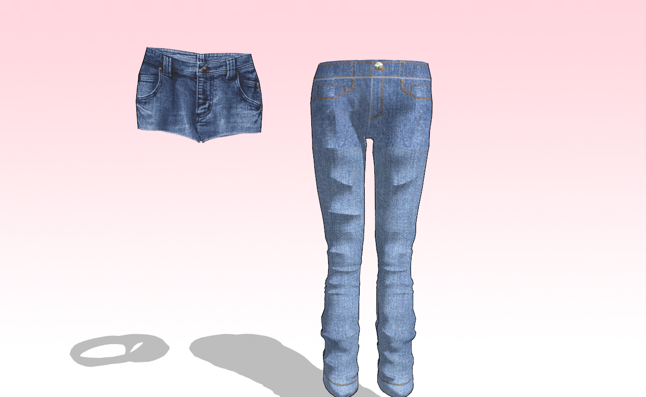 MMD HQ jeans and Shorts Pack