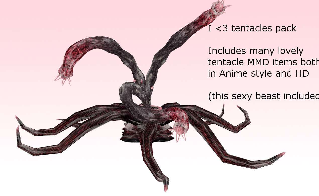 MMD I Heart Tentacles Pack WANTED- by amiamy111 on DeviantArt