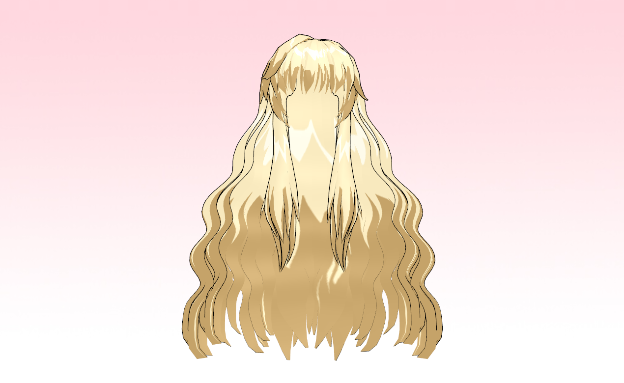 MMD SeeU like hair