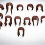 MMD Front hair pack 02 26-42 of 50+