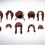 MMD Front hair pack 03 43-56 of 50+