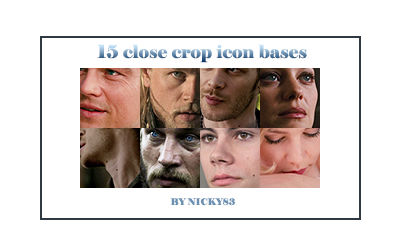 15 Close Crops Icon Bases