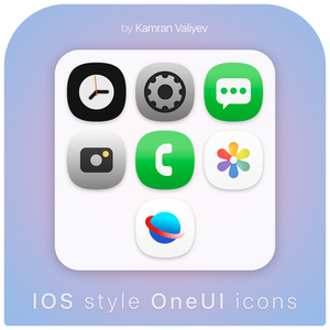 IOS style OneUI icons